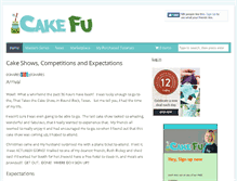 Tablet Screenshot of cakefu.com